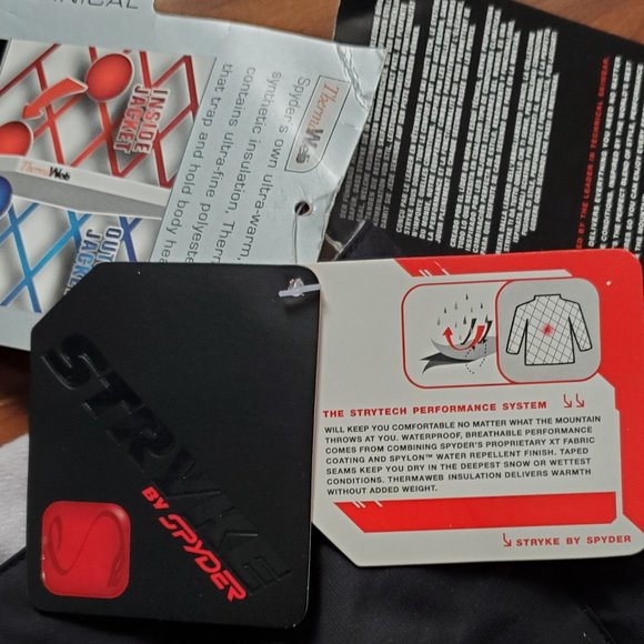 WOMENS Ski Snowboard Pants STRYKE SPYDER Soft Shell Size 8 / 10 Large NWT - Picture 11 of 16